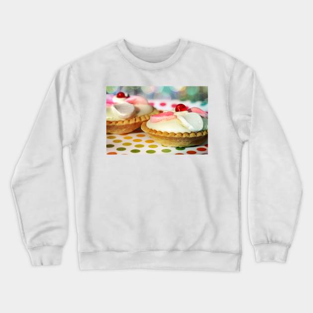 Polka dots and Pie Crewneck Sweatshirt by micklyn